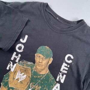 John Cena WWE Wrestling T Shirt Mens Adult Black Graphic Tee‎ Small